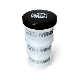 Recipient pentru capsule și tablete Czech Virus Powertower 3×180 ml