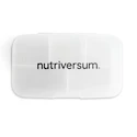 Recipient pentru capsule și tablete Nutriversum  Pillbox White