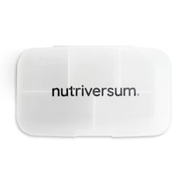 Recipient pentru capsule și tablete Nutriversum Pillbox White