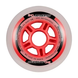 Roți cu rulmenți Powerslide One Complete 84 mm 82A + ABEC 5 + 8 mm Spacer 8