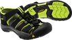 Sandale pentru copii Keen  Newport H2 JR Black/Lime Green