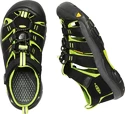 Sandale pentru copii Keen  Newport H2 JR Black/Lime Green