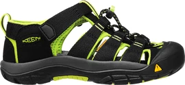 Sandale pentru copii Keen Newport H2 JR Black/Lime Green