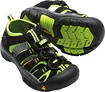 Sandale pentru copii Keen  Newport H2 K Black/Lime Green