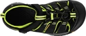 Sandale pentru copii Keen  Newport H2 K Black/Lime Green