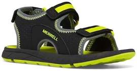 Sandale pentru copii Merrell Panther Sandal 3.0 Black/Hi Viz