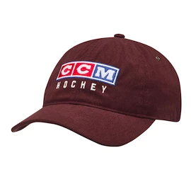 Șapcă CCM Vintage Courduroy Slouch Adjustable Cap Acai Senior