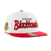 Șapcă pentru bărbați 47 Brand  NHL Chicago Blackhawks Crosstown Script Two tone ’47 CAPTAIN