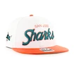 Șapcă pentru bărbați 47 Brand  NHL San Jose Sharks Script Side Two Tone ’47 CAPTAIN