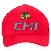 Șapcă pentru bărbați Fanatics  Authentic Pro Locker Room Structured Adjustable Cap NHL Chicago Blackhawks