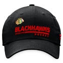 Șapcă pentru bărbați Fanatics  Authentic Pro Locker Room Unstructured Adjustable Cap NHL Chicago Blackhawks