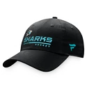 Șapcă pentru bărbați Fanatics  Authentic Pro Locker Room Unstructured Adjustable Cap NHL San Jose Sharks