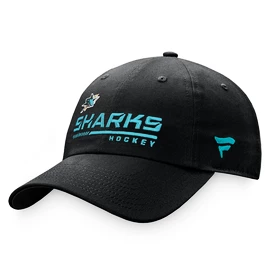 Șapcă pentru bărbați Fanatics Authentic Pro Locker Room Unstructured Adjustable Cap NHL San Jose Sharks