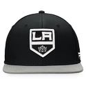 Șapcă pentru bărbați Fanatics  Core Snapback Los Angeles Kings Black-Stone Gray