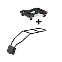 Scaun pentru bicicletă Urban Iki  Rear seat Frame mounting Bincho Black/Bincho Black