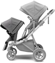 Scaun pentru frățiori Thule Sleek Sibling seat Aluminum/Gray Melange