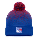 Șepci de iarnă Fanatics Iconic Gradiant Iconic Gradiant Beanie Cuff with Pom New York Rangers