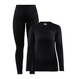 Set lenjerie termică pentru femei Craft Core Warm Baselayer black