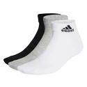 Șosete adidas  Cushioned Sportswear Ankle Socks 3 Pairs Grey/White/Black