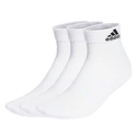 Șosete adidas  Cushioned Sportswear Ankle Socks 3 Pairs White