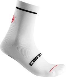 Șosete de ciclism Castelli Entrata 9 Sock White