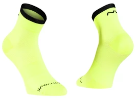 Șosete de ciclism NorthWave Origin Mid Yellow Fluo/Black