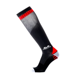 Șosete de compresie pentru bărbați McDavid Elite Active Compression Socks 8842 Black/Scarlet