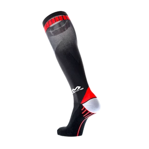 Șosete de compresie pentru bărbați McDavid  Elite Active Compression Socks 8842 Black/Scarlet