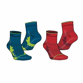 Șosete Inov-8 Trailfly Trailfly Sock Mid Blue/Red