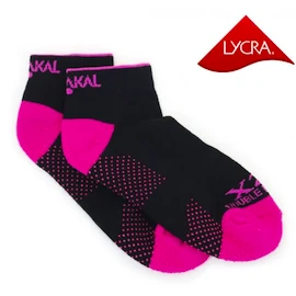 Șosete Karakal Socks X2+ Female Trainer Black/Pink-36-41