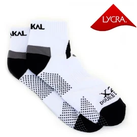 Șosete Karakal Socks X2+ Men Trainer White/Black-41-47