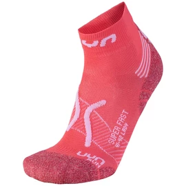 Șosete pentru femei UYN RUN SUPER FAST SOCKS Coral/White