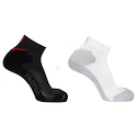 Șosete Salomon Speedcross Ankle 2PP Ebony/White  11 1/2 - 14