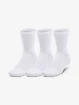 Șosete Under Armour  3-Maker 3pk Mid-Crew-WHT