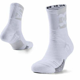 Șosete Under Armour Playmaker Mid-Crew white