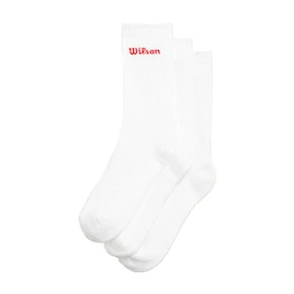 Șosete Wilson  Crew Logo Sock 3 Pack Bright White