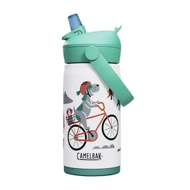 Sticlă pentru copii Camelbak Thrive Flip Straw Kids VSS 0,35l Biking Dogs