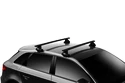 Suport pentru plafon Thule cu EVO WingBar Black Audi A3 4-dr Sedan cu acoperișul gol 13-24