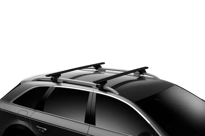 Suport pentru plafon Thule cu EVO WingBar Black Audi A4 Allroad 5-dr Estate cu șarpante de acoperiș (hagus) 08-15