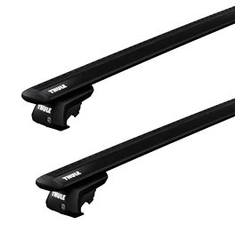 Suport pentru plafon Thule cu EVO WingBar Black Audi A4 Allroad 5-dr Estate cu șarpante de acoperiș (hagus) 16-23