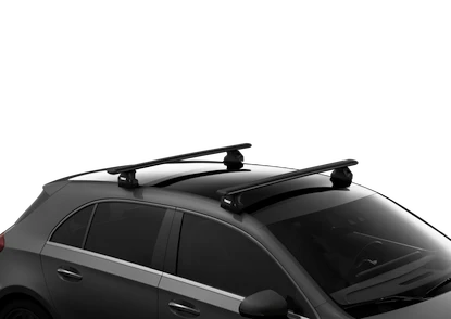 Suport pentru plafon Thule cu EVO WingBar Black Audi Q7 5-dr SUV cu șarpante integrate pentru plafon 15-24