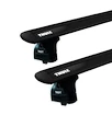 Suport pentru plafon Thule cu EVO WingBar Black BMW 3-Series 2-dr Coupé cu puncte fixe 2000