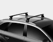 Suport pentru plafon Thule cu EVO WingBar Black Citroën Nemo 3-dr Van cu puncte fixe 08-24