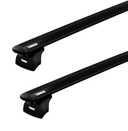 Suport pentru plafon Thule cu EVO WingBar Black Fiat 500X 5-dr SUV cu șarpante integrate pentru plafon 15-23