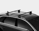 Suport pentru plafon Thule cu SquareBar Jaguar F-Pace 5-dr SUV cu șarpante integrate pentru plafon 16-24