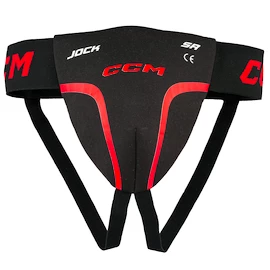 Suspensor CCM Jock Black/Red Junior