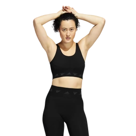 Sutien pentru femei adidas Aeroknit Light Support Bra Black