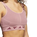 Sutien pentru femei adidas  Aeroknit Light Support Bra Legacy Burgundy