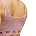 Sutien pentru femei adidas  Aeroknit Light Support Bra Legacy Burgundy