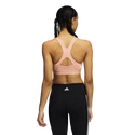 Sutien pentru femei adidas  Believe This Medium Support Workout Logo Ambient Blush